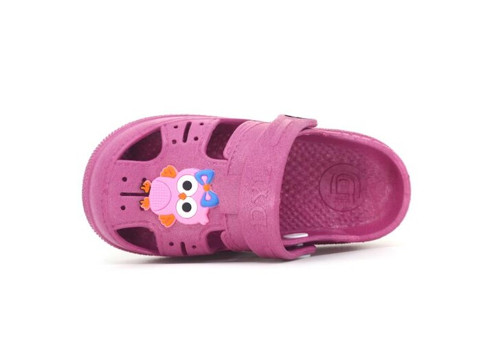 Daye Patik PK01001 Hayvanlı Kaymaz Sandalet Fuşya - Daye (1)