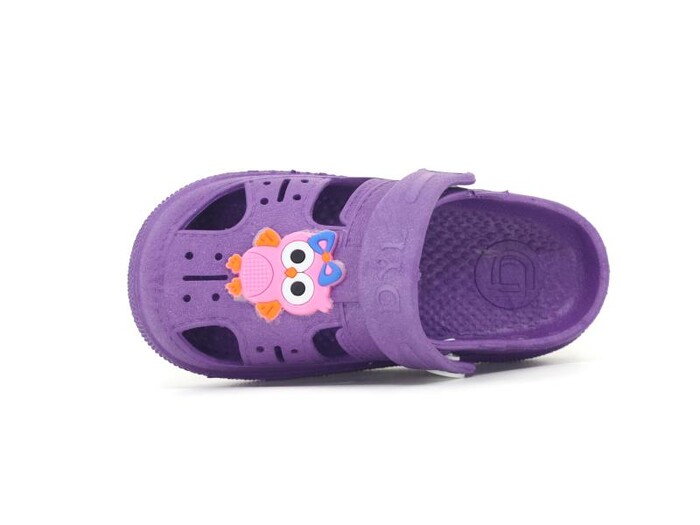 Daye Patik PK01001 Hayvanlı Kaymaz Sandalet Lila - Daye (1)