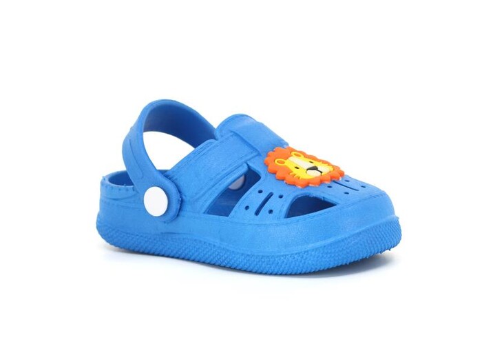 Daye Patik PK01001 Hayvanlı Kaymaz Sandalet Mavi - 1
