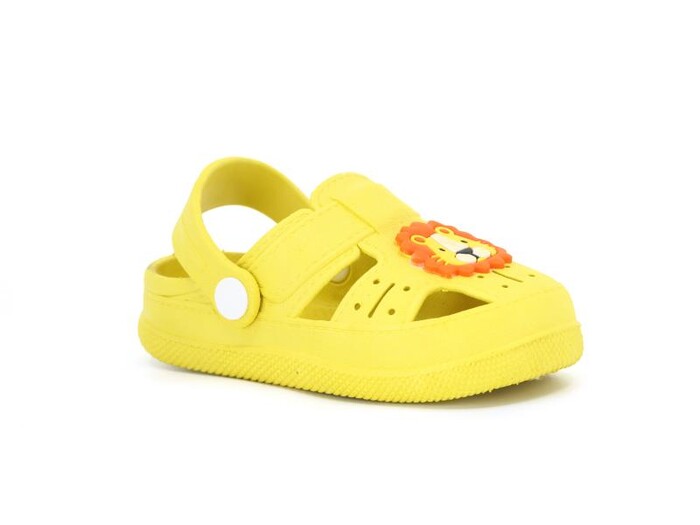 Daye Patik PK01001 Hayvanlı Kaymaz Sandalet Sarı - 1