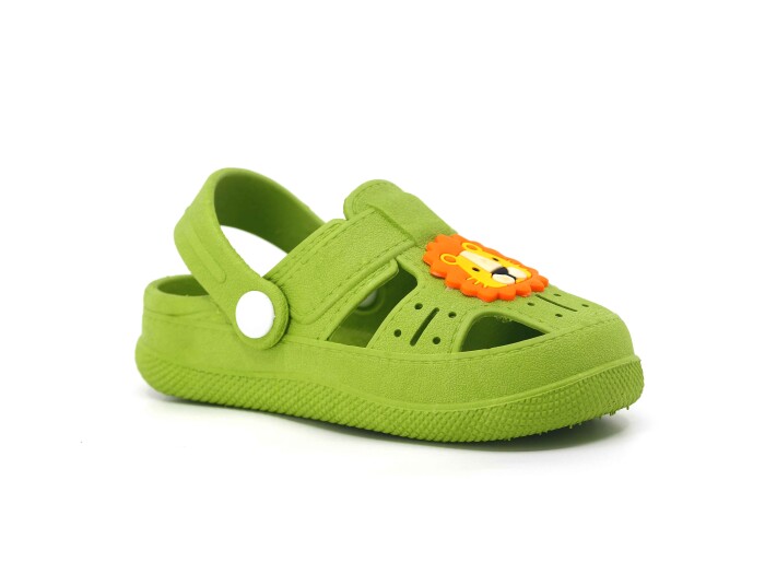 Daye Patik PK01001 Hayvanlı Kaymaz Sandalet Yeşil 