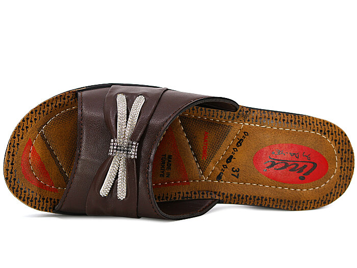 Daye Zenne 20854 Poşetli Günlük Terlik Bordo - Daye (1)