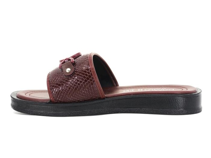 Daye Zenne 26902 Damla Kutulu Günlük Terlik Bordo - 3