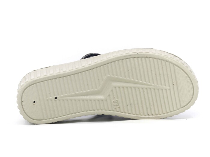 Daye Zenne 27011 Taşlı Kutulu Enj. Günlük Terlik Siyah - 3