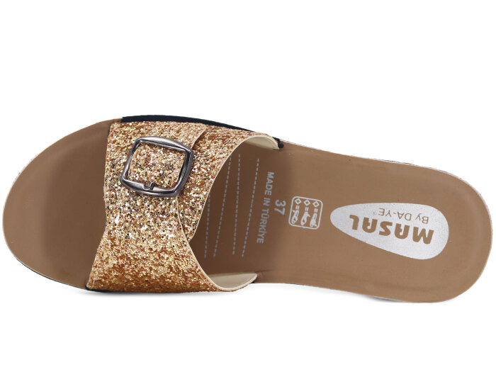 Daye Zenne 27326 Masal Tek Toka Poşetli Günlük Terlik Gül - Daye (1)