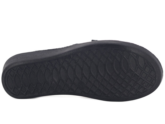 Daye Zenne 27326 Masal Tek Toka Poşetli Günlük Terlik Siyah - 3