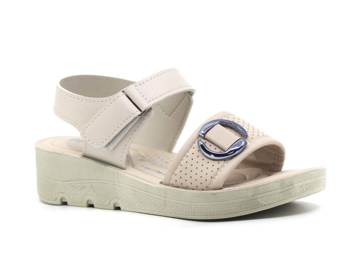 Daye Zenne 27506 Devin Sandalet Bej - 1