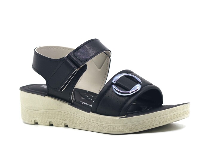 Daye Zenne 27506 Devin Sandalet Siyah - 1