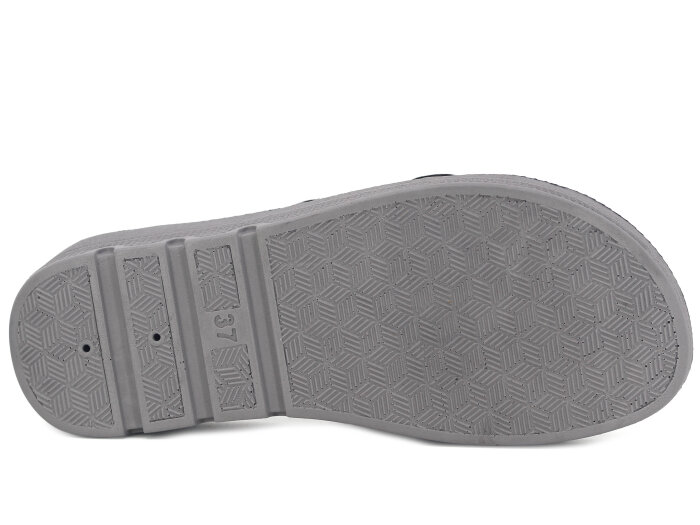 Daye Zenne 27533 Devin Tek Toka Kutulu Günlük Terlik Siyah - 3