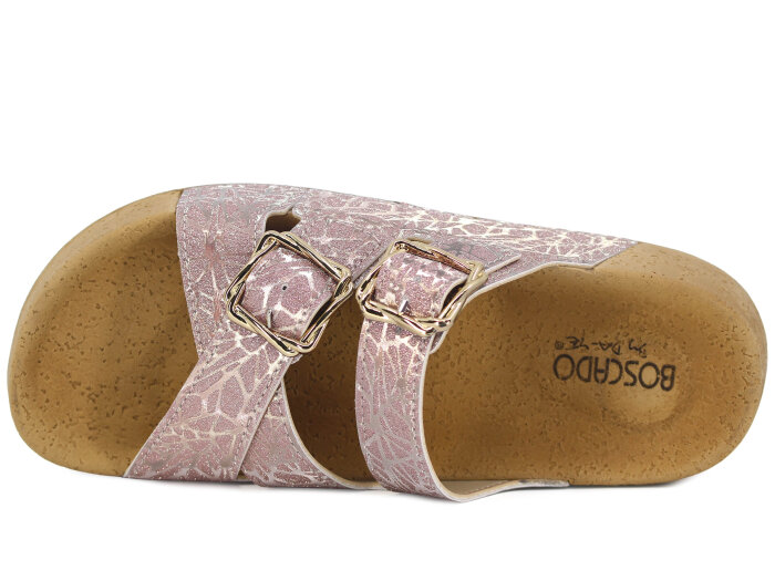 Daye Zenne 8212 Boscado Çift Toka Kutulu Günlük Terlik Gül - Daye (1)