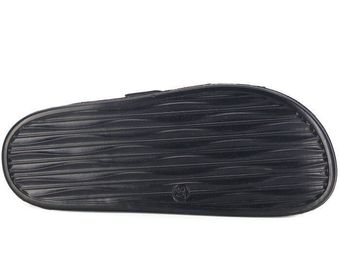 Daye Zenne 8212 Boscado Çift Toka Kutulu Günlük Terlik Siyah - 3