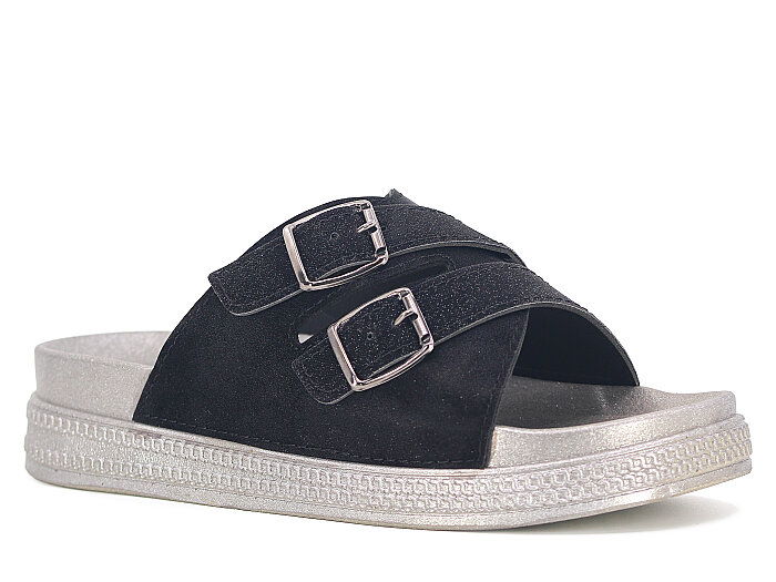 Daye Zenne B-8502 Kutulu Günlük Terlik Siyah - 1