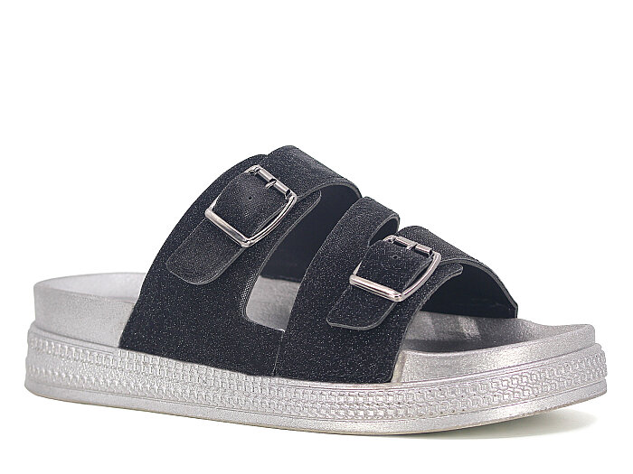 Daye Zenne B-8504 Kutulu Günlük Terlik Siyah - 1