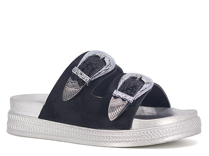 Daye Zenne B-8507 Kutulu Günlük Terlik Siyah - 1