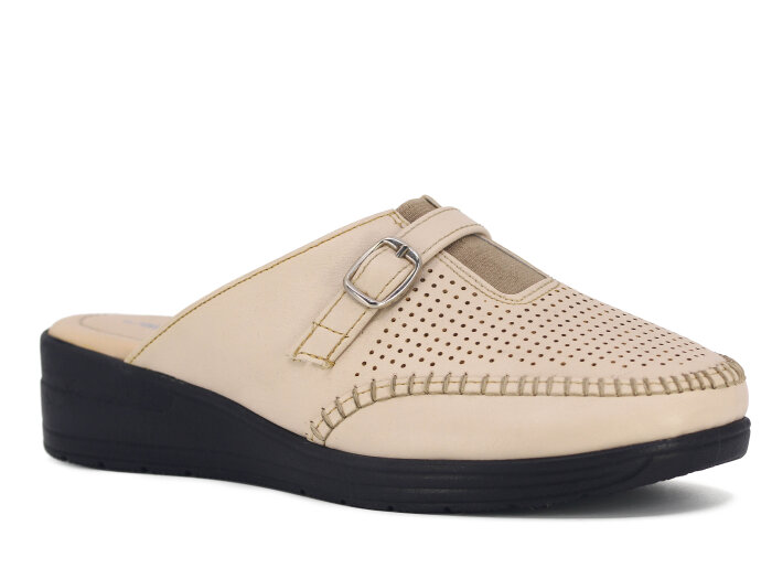 Daye Zenne 9110 Ahenk Monta Kutulu Kapalı Terlik Bej - Daye