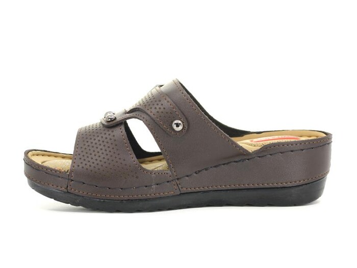 Daye Zenne B-5310 Şehrazat Monta Poşetli Günlük Terlik Kahve - Daye (1)