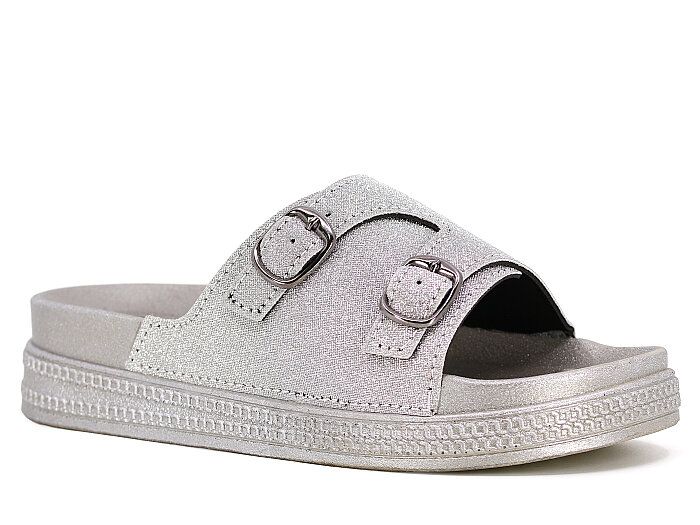 Daye Zenne B-8511 Günlük Terlik Gümüş - Daye