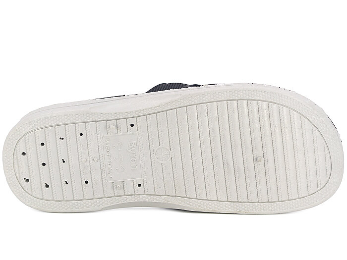 Defa Garson 1796 Poşetli Kaydırmaz Terlik Siyah - Beyaz - 3