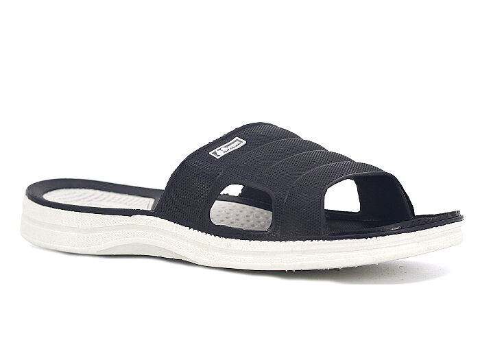 Defa Garson 1796 Poşetli Kaydırmaz Terlik Siyah - Beyaz - Defa