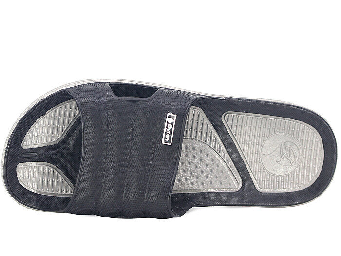 Defa Garson 1796 Poşetli Kaydırmaz Terlik Siyah - Gri - 2