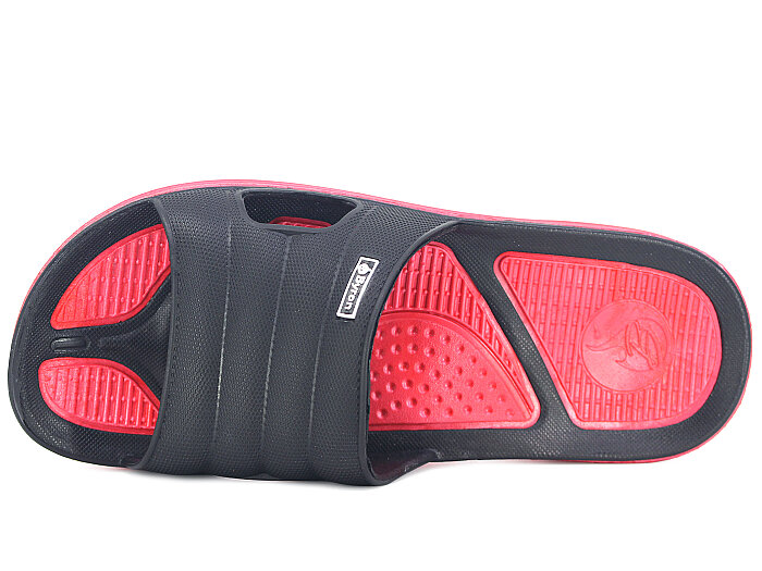 Defa Garson 1796 Poşetli Kaydırmaz Terlik Siyah - Kırmızı - Defa (1)