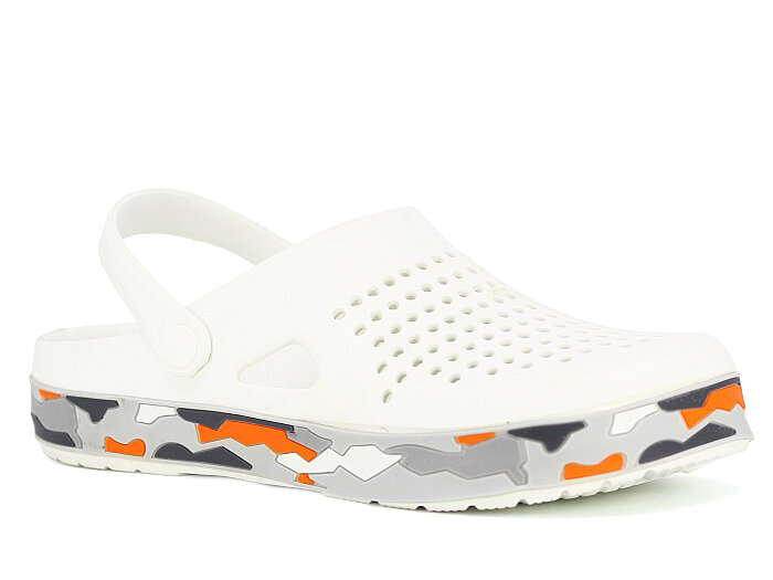 Defa Merdane 306-M Kamuflaj Eva Cross Terlik Beyaz - 1