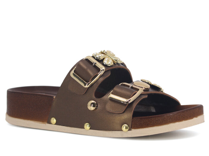 Demir Zenne Linna L-230 Günlük Terlik Bakır - 1