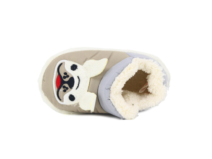 Doktor Bebe 2024 Baskılı Hayvanlı Panduf Köpekli Camel - Doktor (1)