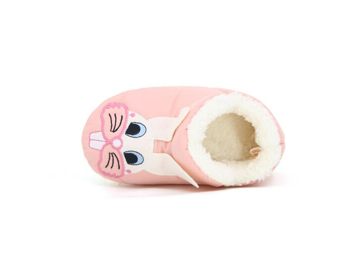 Doktor Bebe 2024 Baskılı Hayvanlı Panduf Tavşanlı Pembe - Doktor (1)