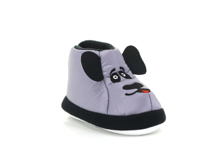 Doktor Bebe Hayvanlı Panduf Pandalı Gri - Doktor