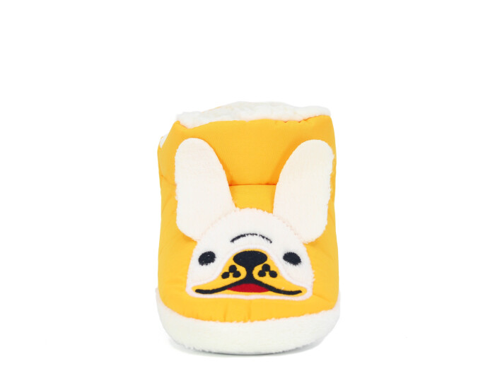 Doktor Filet 2024 Baskılı Hayvanlı Panduf Köpekli Hardal - Doktor (1)