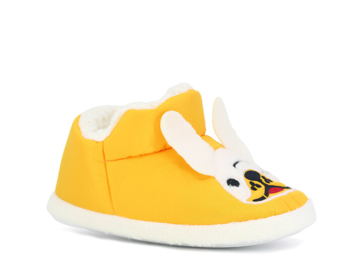 Doktor Filet 2024 Baskılı Hayvanlı Panduf Köpekli Hardal - Doktor