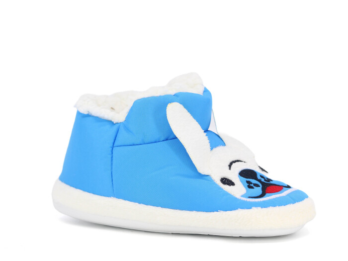 Doktor Filet 2024 Baskılı Hayvanlı Panduf Köpekli Mavi - 1