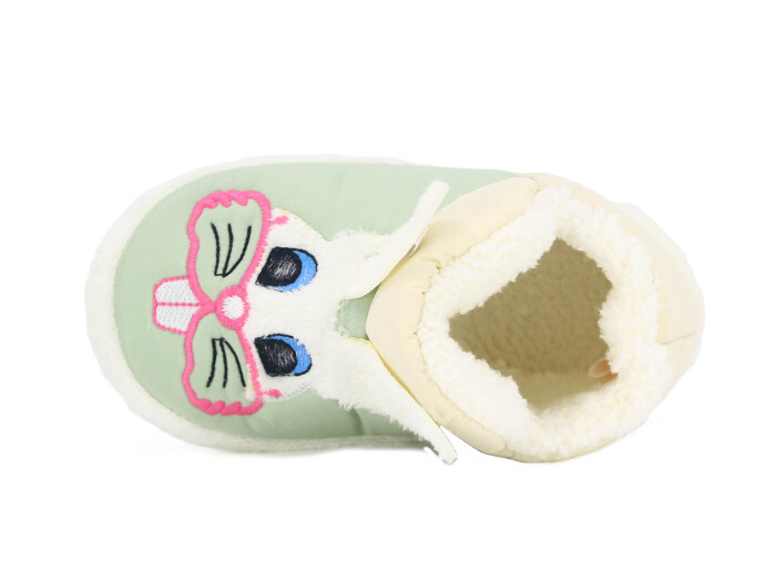 Doktor Filet 2024 Baskılı Hayvanlı Panduf Tavşanlı Yeşil - Doktor (1)