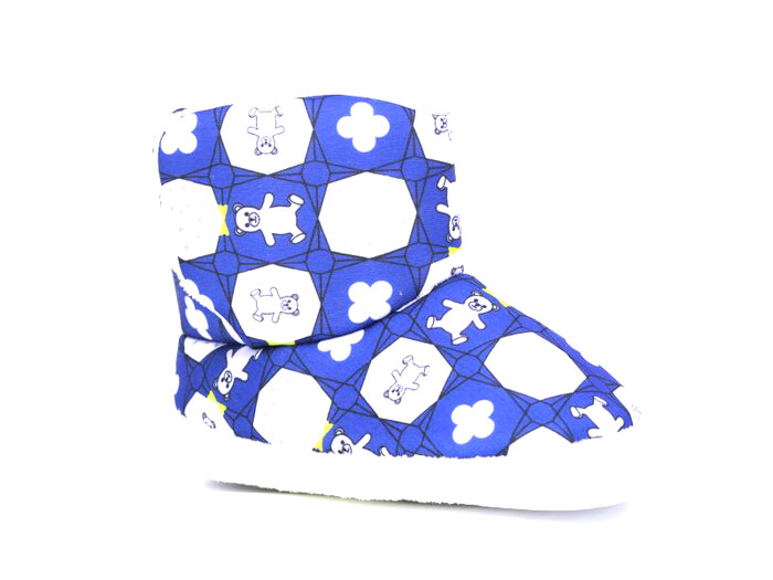 Doktor Filet Cırtlı Panduf Lacivert - Doktor