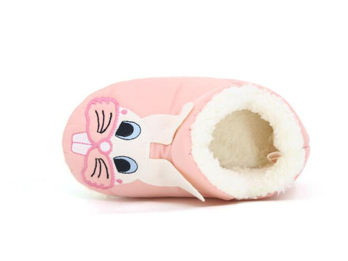 Doktor Filet 2024 Baskılı Hayvanlı Panduf Tavşanlı Pembe - Doktor (1)