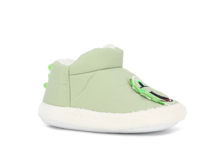 Doktor Patik 2024 Baskılı Hayvanlı Panduf Dinazorlu Yeşil - 1