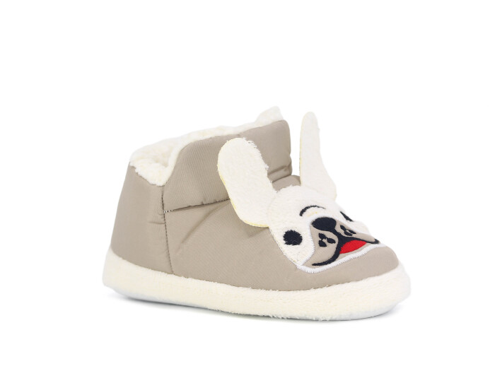 Doktor Patik 2024 Baskılı Hayvanlı Panduf Köpekli Camel - 1