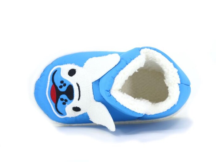 Doktor Patik 2024 Baskılı Hayvanlı Panduf Köpekli Mavi - 2