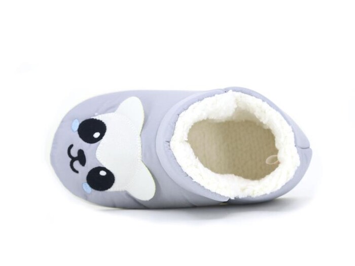 Doktor Patik 2024 Baskılı Hayvanlı Panduf Pandalı Gri - Doktor (1)