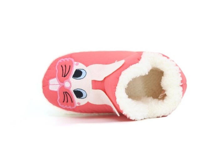 Doktor Patik 2024 Baskılı Hayvanlı Panduf Tavşanlı Fuşya - Doktor (1)