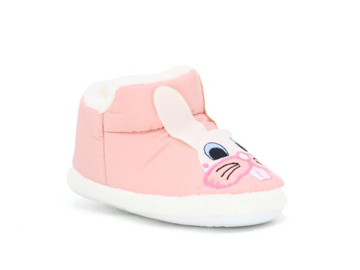 Doktor Patik 2024 Baskılı Hayvanlı Panduf Tavşanlı Pembe 