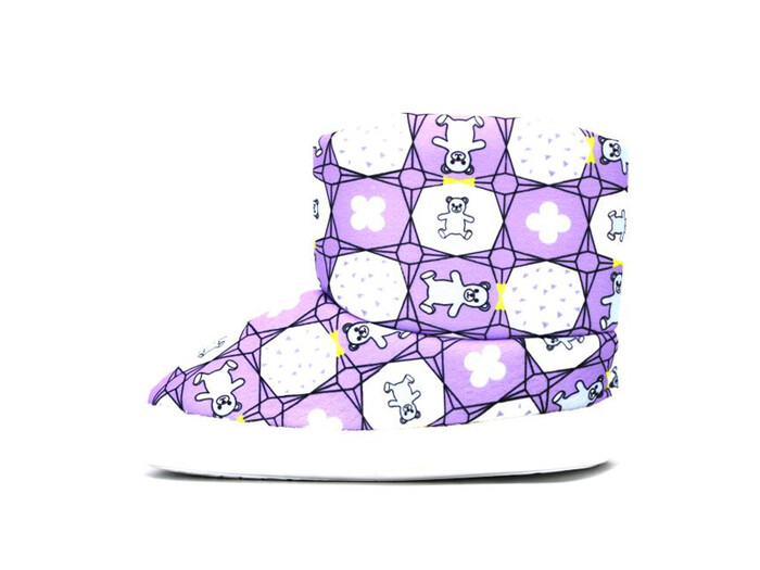 Doktor Patik Cırtlı Panduf Lila - Doktor (1)