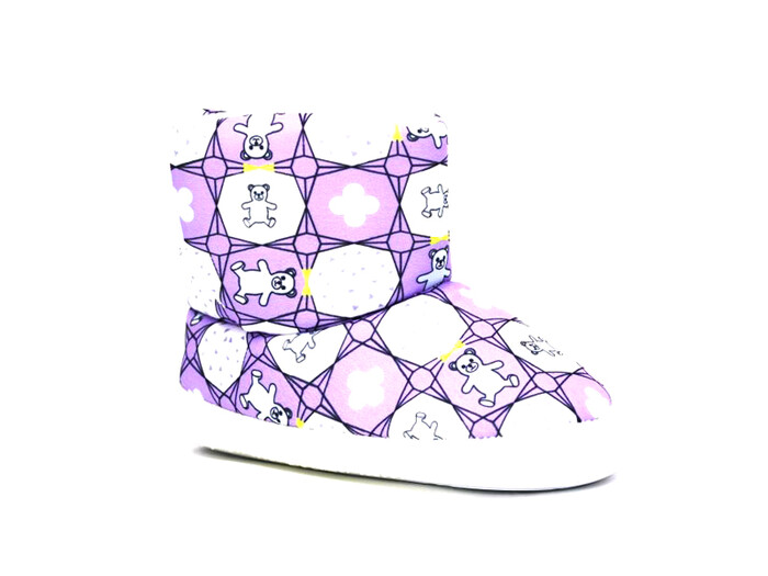 Doktor Patik Cırtlı Panduf Lila - Doktor