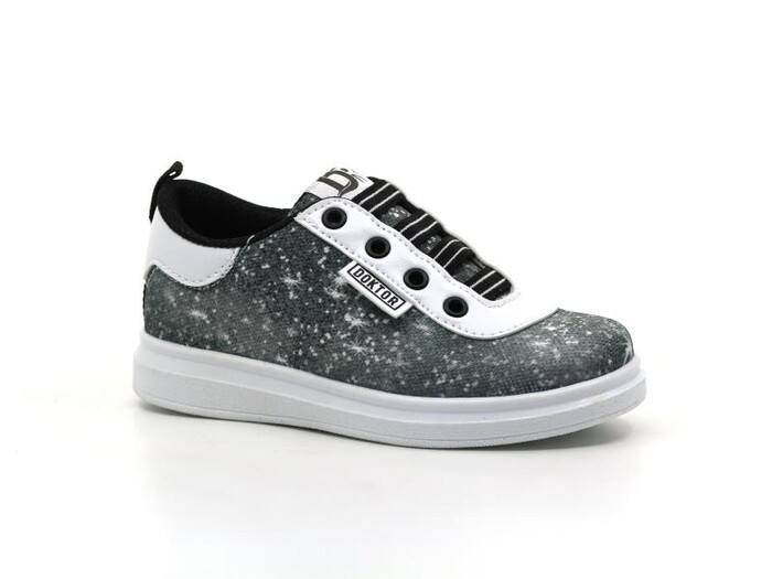 Doktor Patik Yazlık Keten Ayakkabı Siyah - 1