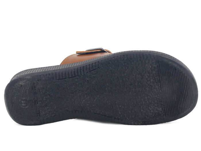 Efe Zenne 697 Pedli Poşetli Günlük Terlik Taba - 3