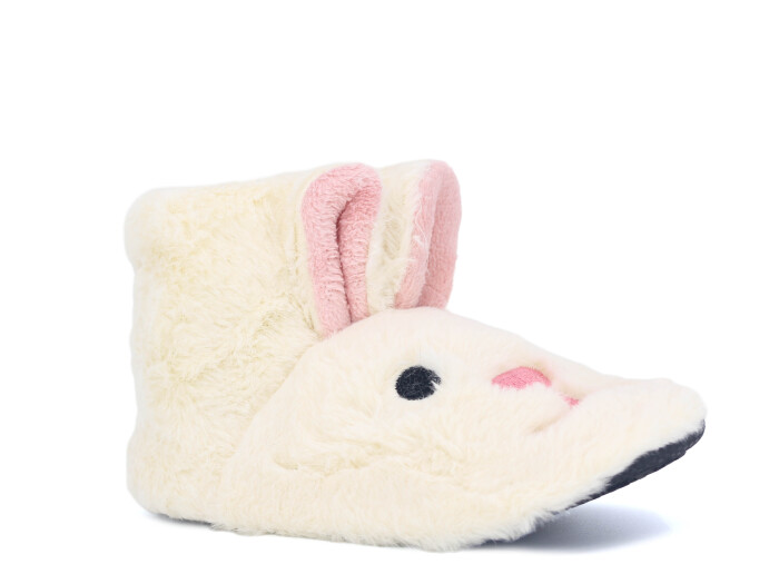 Efolle Filet Hayvanlı Ev Botu Tavşanlı Ekru - 1