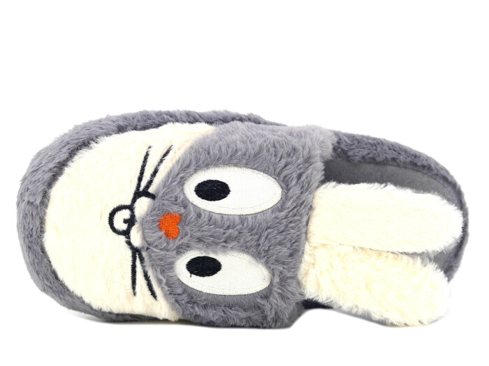 Efolle Zenne Hayvanlı Atom Kapalı Ev Terliği Tavşanlı Füme - 2