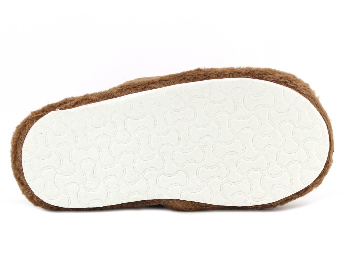 Efolle Zenne Hayvanlı Atom Kapalı Ev Terliği Tavşanlı Kahve - 3