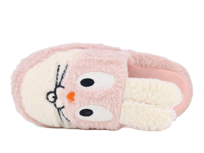 Efolle Zenne Hayvanlı Atom Kapalı Ev Terliği Tavşanlı Pembe - Efolle (1)